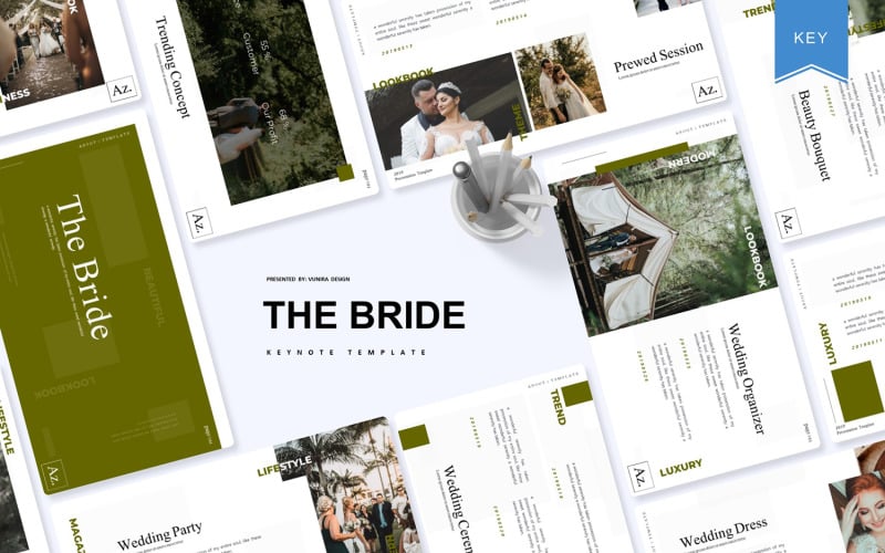 Wedding Keynote template 84290 TemplateMonster