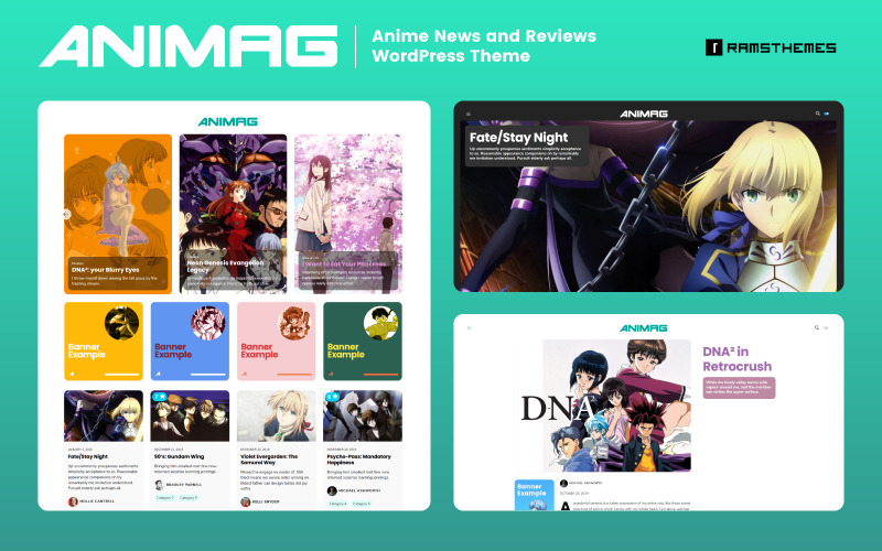 ANIMAG - Anime and Manga Magazine WordPress Theme
