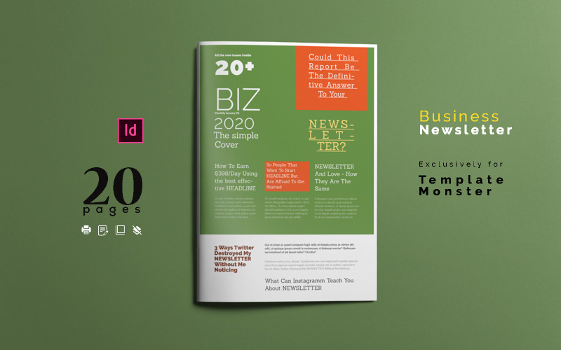 Business Newsletter Layout # 03