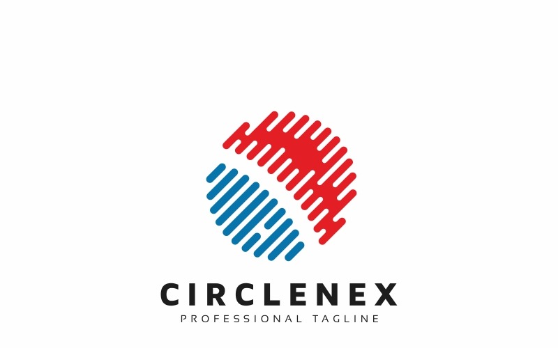 Cirkel technologie Logo sjabloon
