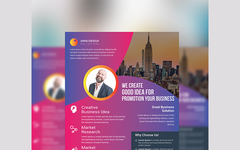 Download Фирменный стиль "Creative and Custom Flyer Design - Corporate Identity Template" / Creative and Custom Flyer Design - Corporate Identity Template - Фирменный стиль на тему графика flyer corporate poster creative custom professional clean template business design print brand