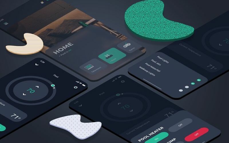 Download Sketch шаблон "Pool Dark Sketch Template" / Pool Dark Sketch Template - Sketch шаблон на тему графика 