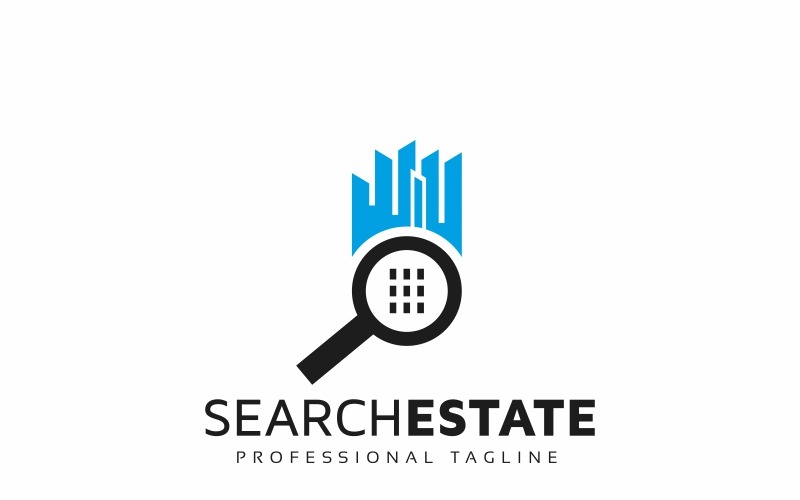 Download Шаблон логотипа "Search Estate Logo Template" / Search Estate Logo Template - Шаблон логотипа на тему графика acute apex architect architecture banking branding building constructions custom logo design develop development housing insurance leasing market marketing modern professional