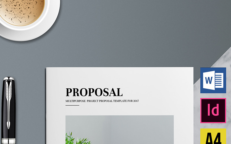 Download Фирменный стиль "Business Proposal | Indesign & MS Word - Corporate Identity Template" / Business Proposal | Indesign & MS Word - Corporate Identity Template - Фирменный стиль на тему графика a4 acceptance agency agreement brief brochure business clean corporate creative indesign template invoice letter light microsoft word minimal minimalist ms