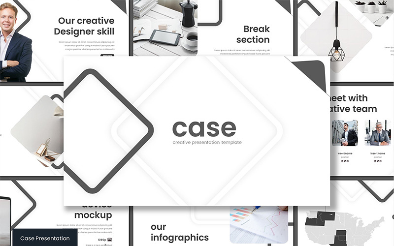 Case PowerPoint template
