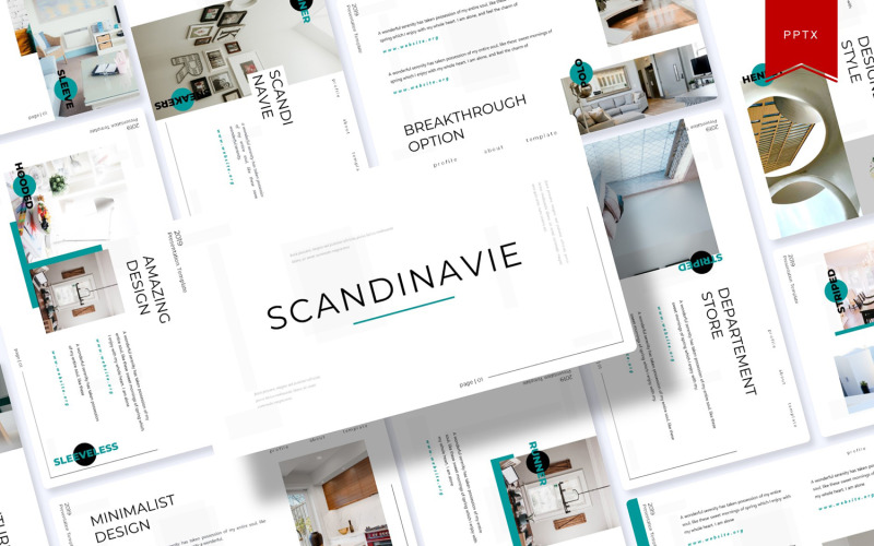 Escandinava | Modelo do PowerPoint