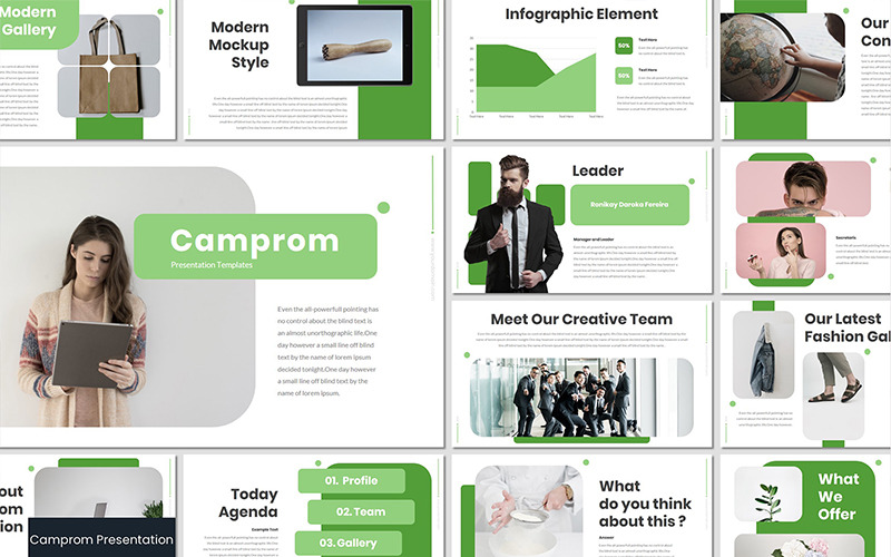 Modello PowerPoint CAMPROM