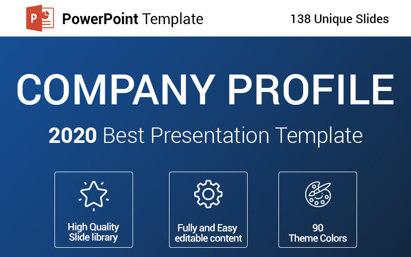 Modello PowerPoint di profilo aziendale