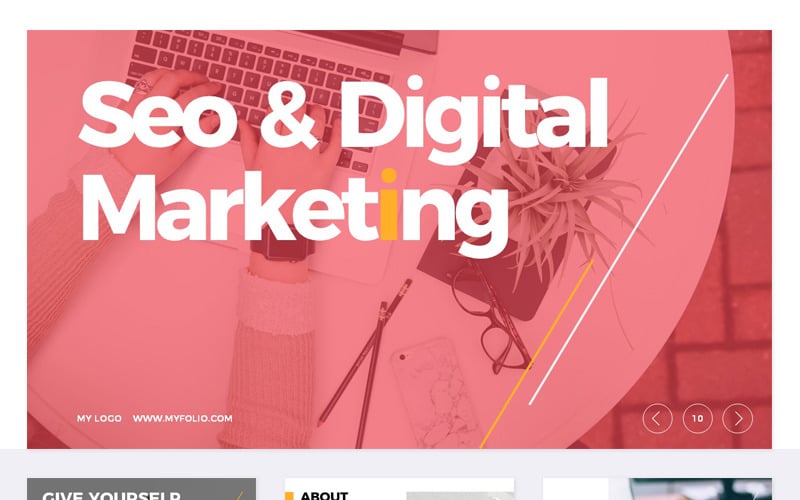 Modello PowerPoint digitale 2020