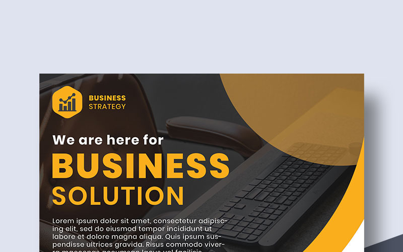 Download Фирменный стиль "Modern Business Solution Flyer Design - Corporate Identity Template" / Modern Business Solution Flyer Design - Corporate Identity Template - Фирменный стиль на тему графика flyer business solution poster company corporate multipurpose creative