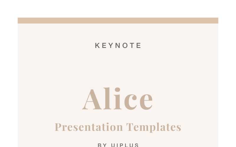 ALICE - Keynote template