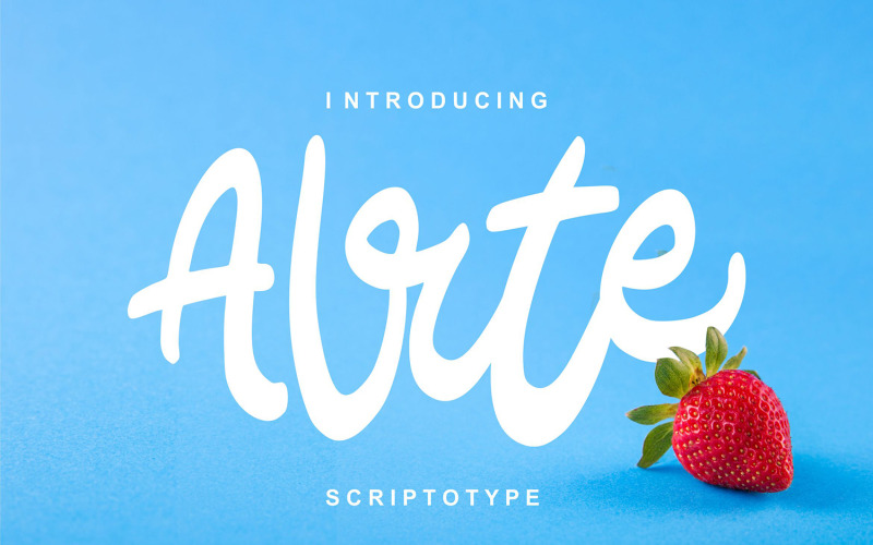 Alrte | Police de scriptotype moderne