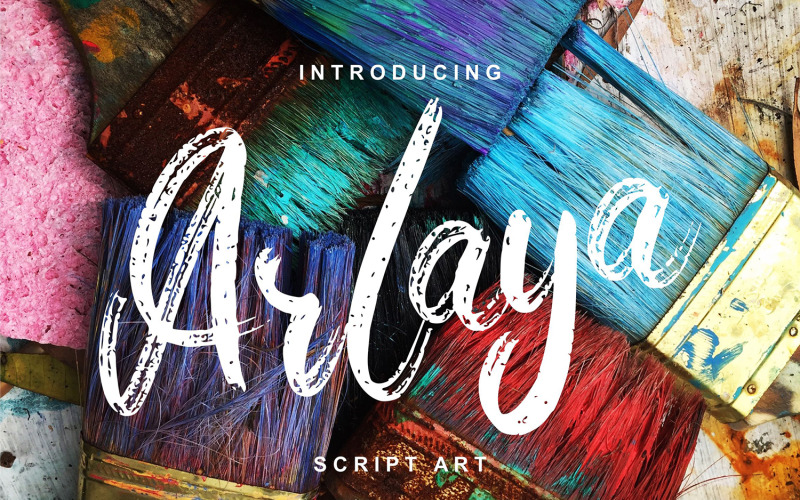 Arlaya |脚本艺术字体