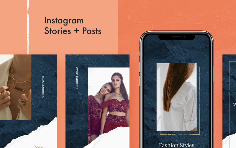 Ästhetische Instagram Pack Social Media Vorlage