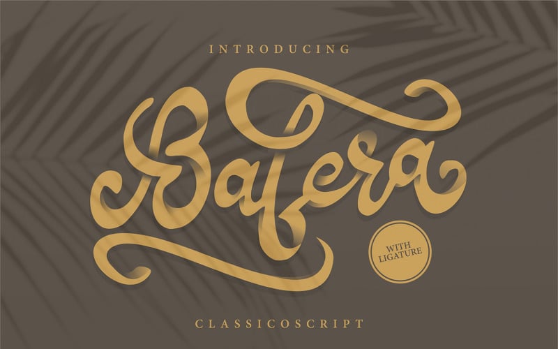 Bafera | Classico Cursive Font