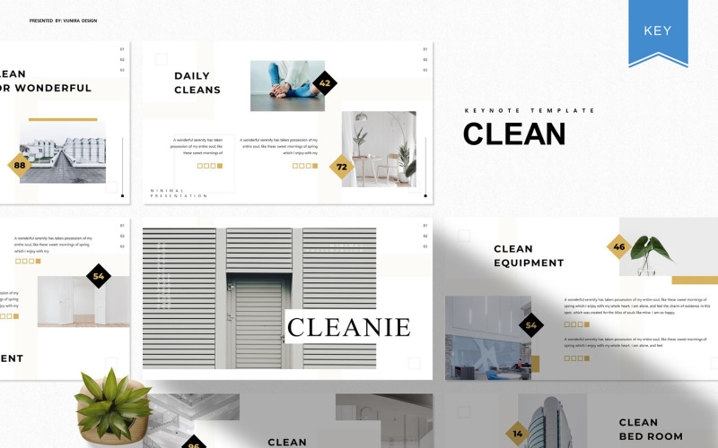 Clean - Keynote-Vorlage