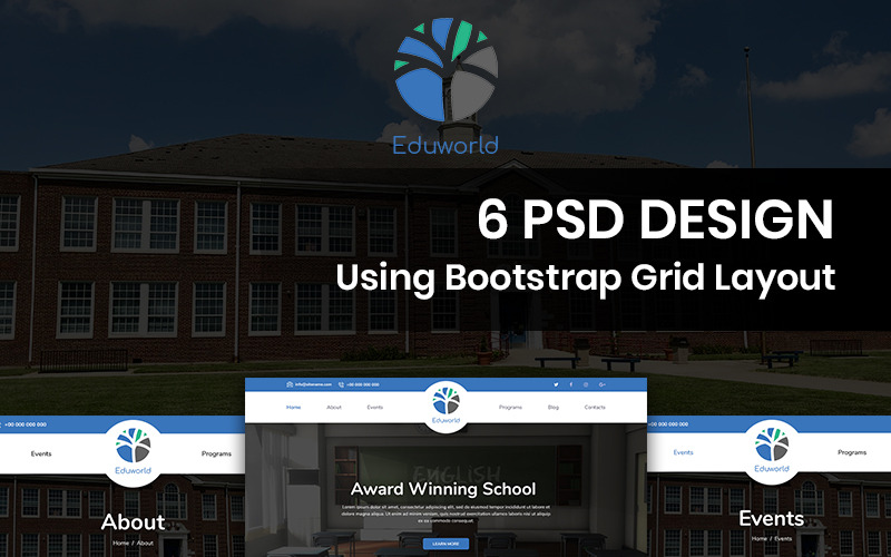 Eduworld-学校PSD模板