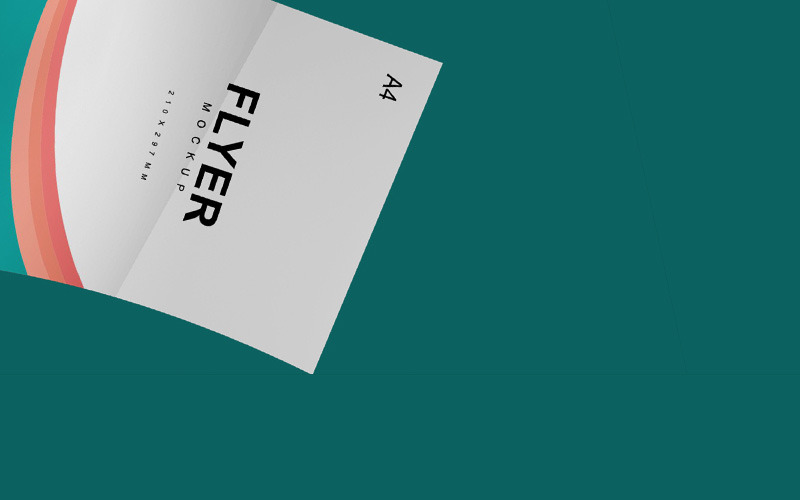 Download Мокап для продукта "Eelgant A4 Flyer product mockup" / Eelgant A4 Flyer product mockup - Мокап для продукта на тему графика flyer a4 letter leaflet advertising marketing business corporate latest modern contemporary presentation showase