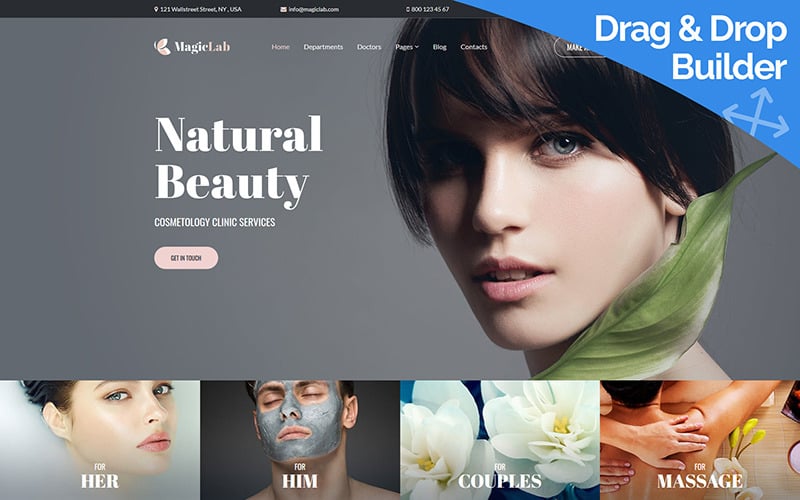 MagieLab - Cosmetic Clinic Moto CMS 3 Template
