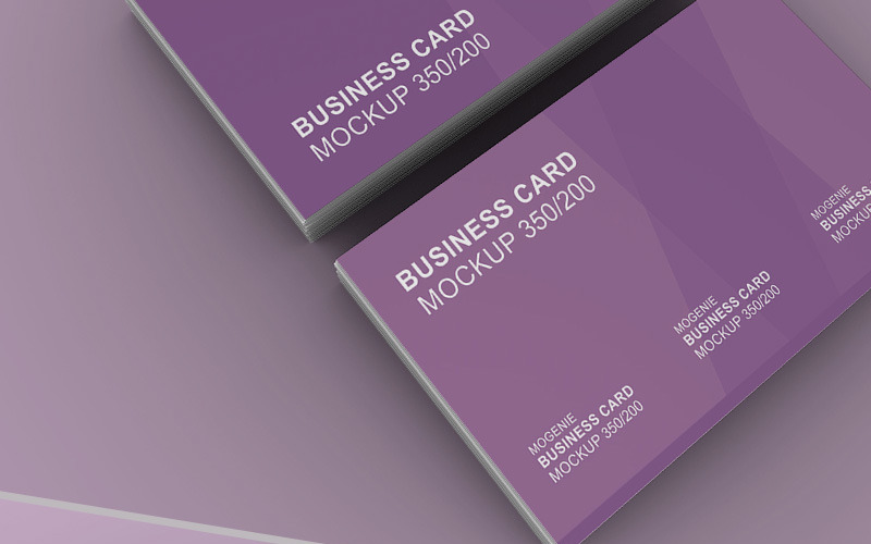 Stack of Business Card product mockup
