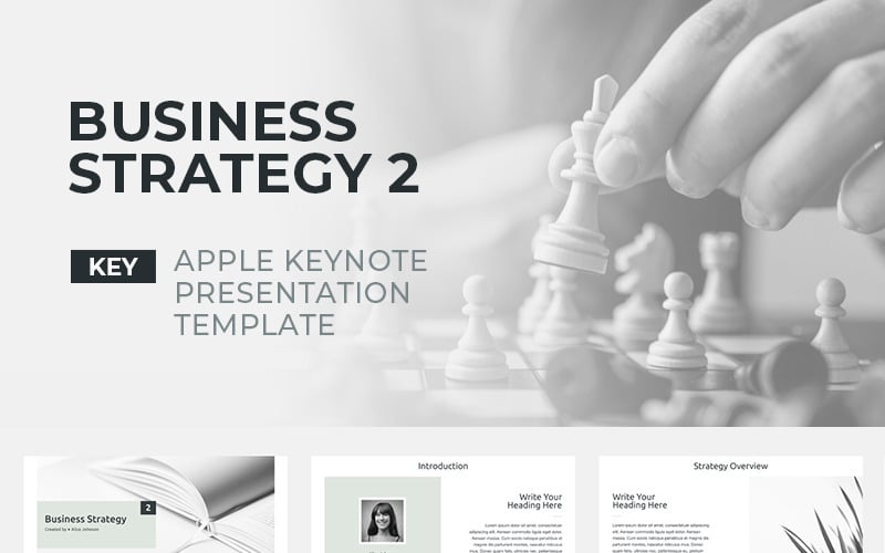 Üzleti stratégia 2 - Keynote sablon