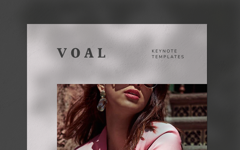 VOAL - шаблон Keynote