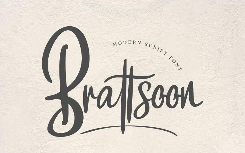 Download Шрифт "Brattsoon | Modern Cursive Font" / Brattsoon | Modern Cursive Font - Шрифт на тему графика script,sign,alphabet,typography,text,symbol,font,abc,type,design,calligraphy,graphic,modern,style,lettering,brush,drawn,letter,hand,vector