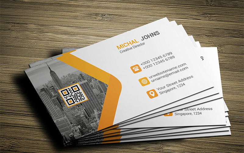 Download Фирменный стиль "Business Card - Corporate Identity Template" / Business Card - Corporate Identity Template - Фирменный стиль на тему графика corportae business card black blue brand clean cmyk color company corporate creative design designer green horizontal modern personal print ready