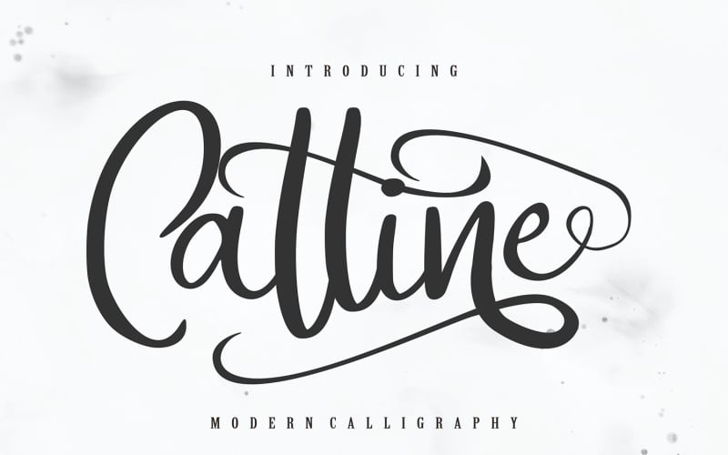 Catline | Modern kalligráfia kurzív betűtípus
