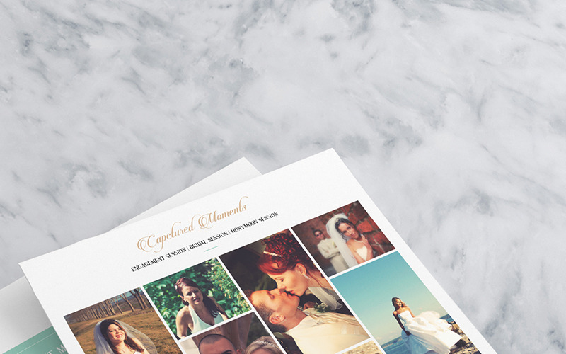 Download Фирменный стиль "Minimalist Wedding Photography Flyer v04 - Corporate Identity Template" / Minimalist Wedding Photography Flyer v04 - Corporate Identity Template - Фирменный стиль на тему графика advert advertisement bleed classic easy editable fresh and clean guideline guidelines mini price list session minimal minimalist pricing gude print