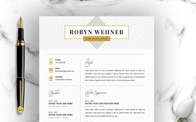 Robyn Resume Template