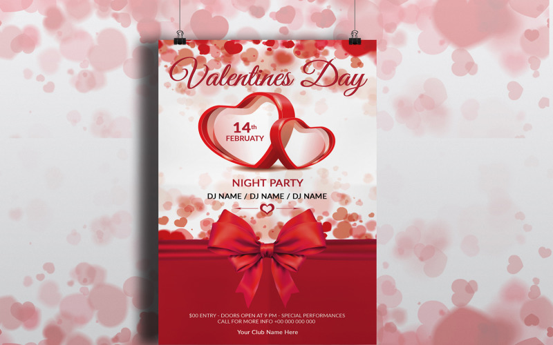 Download Фирменный стиль "Valentine Party Flyer - Corporate Identity Template" / Valentine Party Flyer - Corporate Identity Template - Фирменный стиль на тему графика valentine,party,flyer,invitation,invite,template,ms,word,photoshop,docx,psd,valentine&amp;#039;s,day