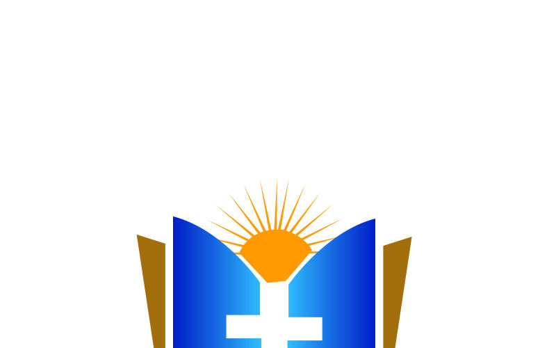 Download Шаблон логотипа "Church Logo Template" / Church Logo Template - Шаблон логотипа на тему графика church logo 3d appearance branding clean client depth design dimensional display effects floor graphic great icon mockup office photo-realistic presentation