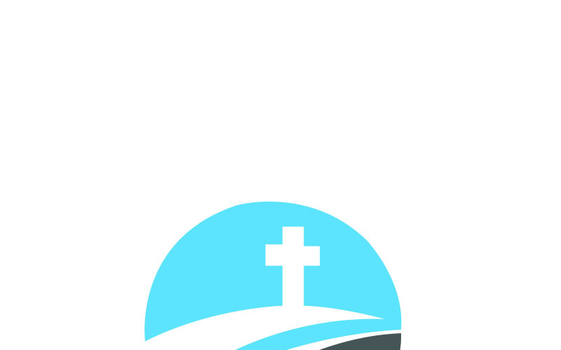 Download Шаблон логотипа "Church Logo Template" / Church Logo Template - Шаблон логотипа на тему графика church logo 3d appearance branding clean client depth design dimensional display effects floor graphic great icon mockup office photo-realistic presentation