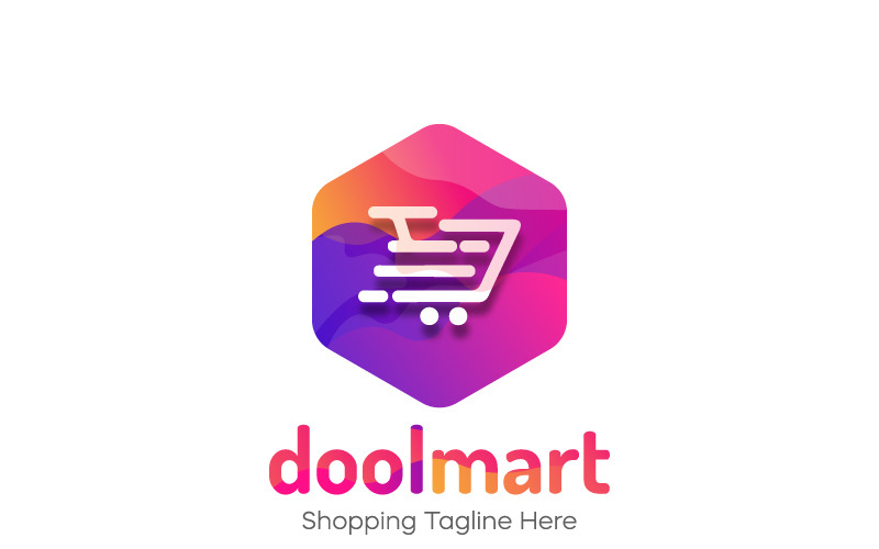 Download Шаблон логотипа "Doolmart ecommerce design Logo Template" / Doolmart ecommerce design Logo Template - Шаблон логотипа на тему графика branding logo design ecommerce brand identity doolmart online store illustrator business minimalist flat corporate company