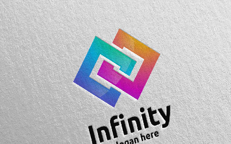 Download Шаблон логотипа "Infinity loop Design 6 Logo Template" / Infinity loop Design 6 Logo Template - Шаблон логотипа на тему графика infinity infinite multimedia perfect marketing media connect unlimited logo network consulting forever entertainment web hosting agency architecture service endless dataundefined