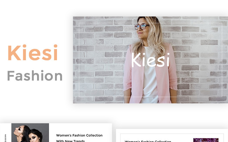 Kiesi - шаблон Fashion PowerPoint