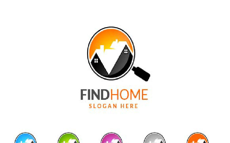 Download Шаблон логотипа "Real Estate 11 Logo Template" / Real Estate 11 Logo Template - Шаблон логотипа на тему графика logo real estate symbol icon business vector house design home building illustration sign construction architecture concept property company abstract element