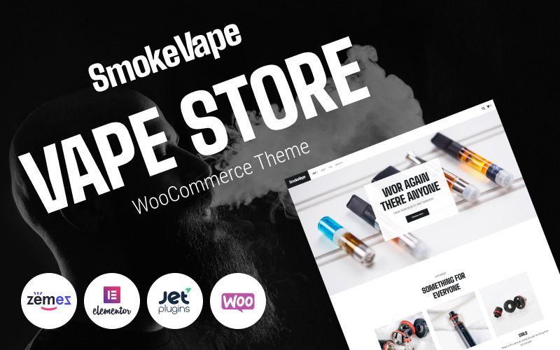 SmokeVape - Sito web di e-commerce di Vape Shop Tema WooCommerce