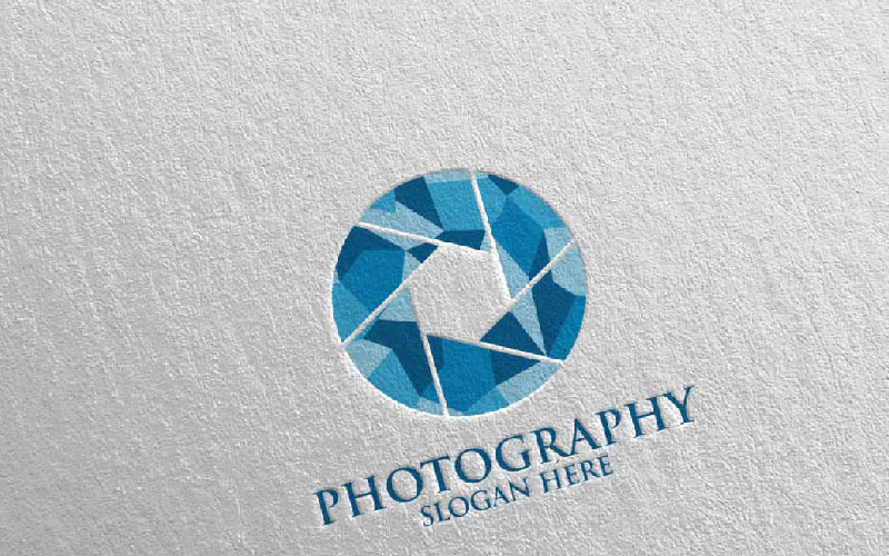 Modèle de logo Stone Camera Photography 45