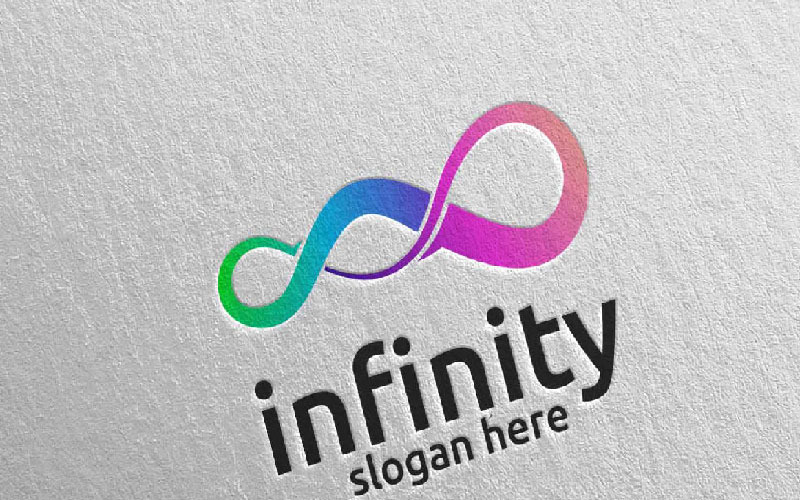 Modello di Logo Design 34 di loop infinito
