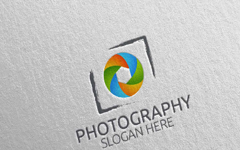 Abstract Camera Photography 4 Logo Template