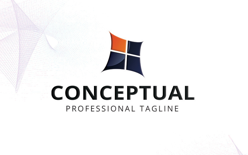 Download Шаблон логотипа "Conceptual Logo Template" / Conceptual Logo Template - Шаблон логотипа на тему графика 