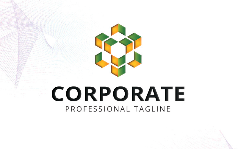 Download Шаблон логотипа "Corporate Logo Template" / Corporate Logo Template - Шаблон логотипа на тему графика abstract advertising agency brand branding business company connection consultant consulting corporate corporation creative department finance hi-tech identity infinity letter