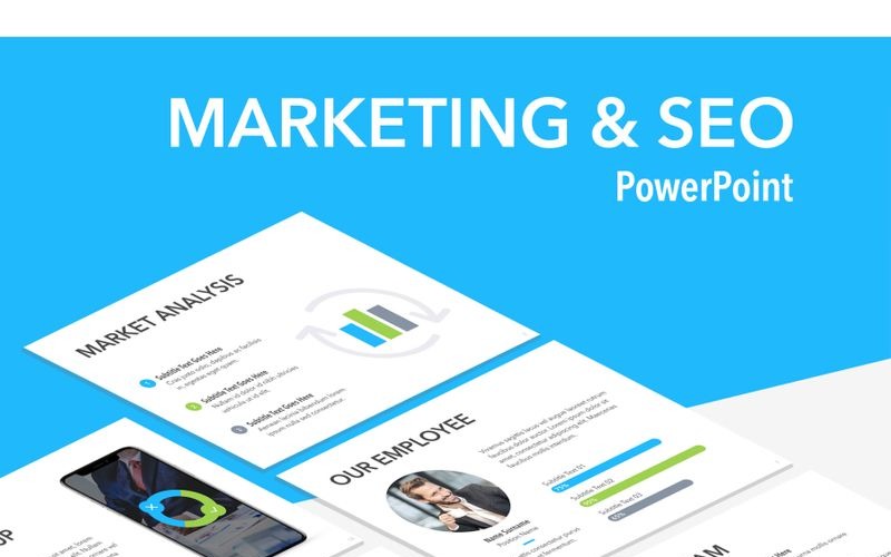 PowerPoint-Vorlage für Marketing und SEO