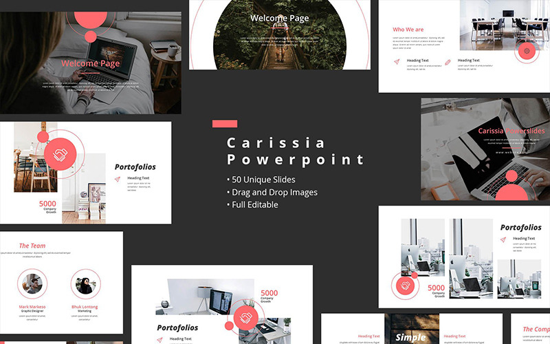 Szablon Carissia PowerPoint