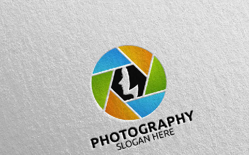 Moda Kamera Fotoğrafçılığı 27 Logo Şablonu