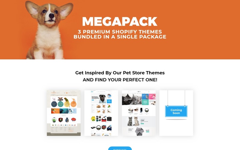 Pets Store-teman Bundle Shopify-tema