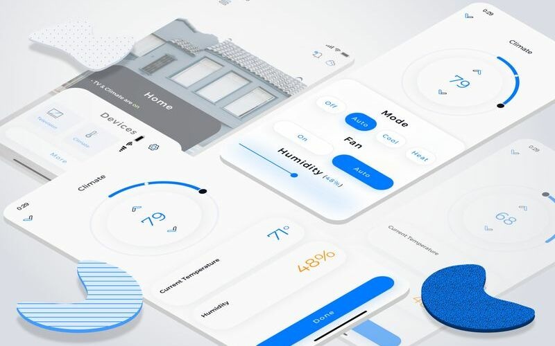 Download Sketch шаблон "Climate Light Sketch Template" / Climate Light Sketch Template - Sketch шаблон на тему графика 