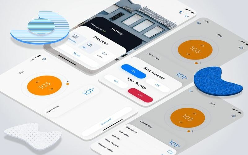 Download Sketch шаблон "Spa Light Sketch Template" / Spa Light Sketch Template - Sketch шаблон на тему графика 